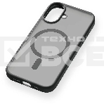 Чехол (клип-кейс) uBear для Apple iPhone 16 Cloud with MagSafe черный (CS427BL61MT-I24M), фото3