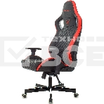 Кресло игровое Knight OUTRIDER черный/красный ромбик эко.кожа с подголов. крестовина металл, фото53