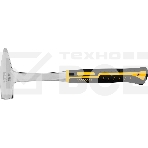 Молоток слесарный Denzel 600 г цельнометаллический, двухкомпонентная рукоятка, фото3