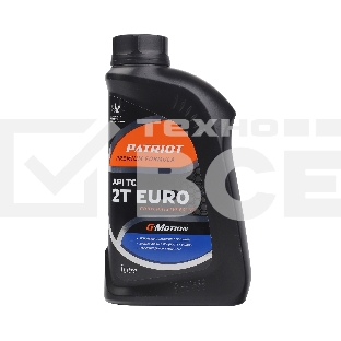 Масло полусинтетическое PATRIOT G-Motion 2Т EURO 1л