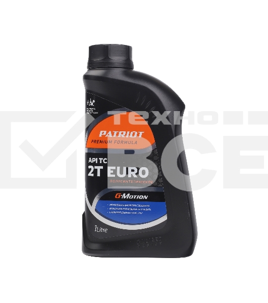 Масло полусинтетическое PATRIOT G-Motion 2Т EURO 1л