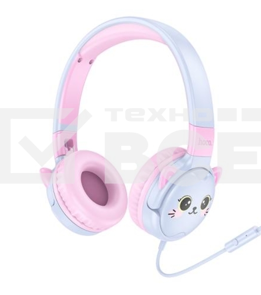 Наушники детские HOCO (6942007638593) W61 Blue