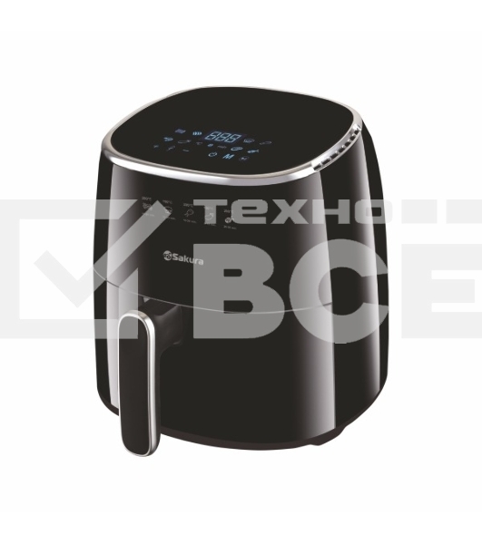 Аэрогриль Sakura SA-7684BK 5л сенс.управление таймер