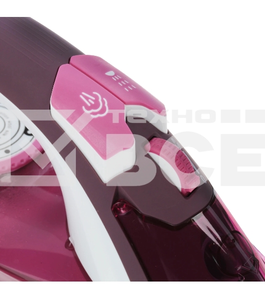 Утюг Vitek VT-1215 (PK) максимальная 2400 Вт.Подошва Ceramic Ultra Care.