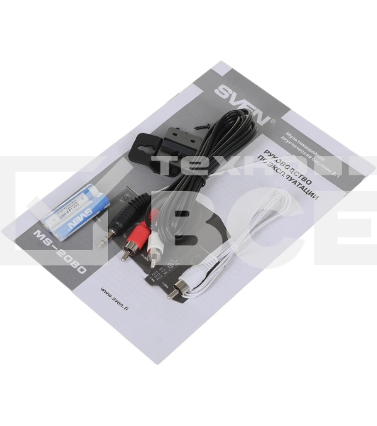 Акустическая система 2.1 SVEN MS-2080/70 Watt/~220V 50Hz/FM-тюнер, USB/SD, дисплей/BLUETOOTH/ПДУ/Black