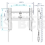 Кронштейн для телевизора Kromax FLAT-5 черный 15
