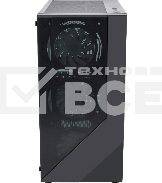 Компьютерный корпус AeroCool / Formula V-LINE 7713 черный без БП ATX 3x120mm 2xUSB2.0 1xUSB3.0 audio bott PSU
