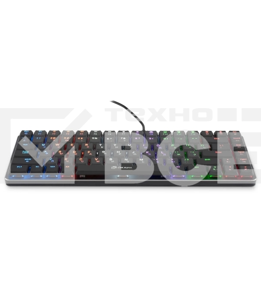 Клавиатура Oklick K615X (1934413) проводная, USB, серый + серебристый