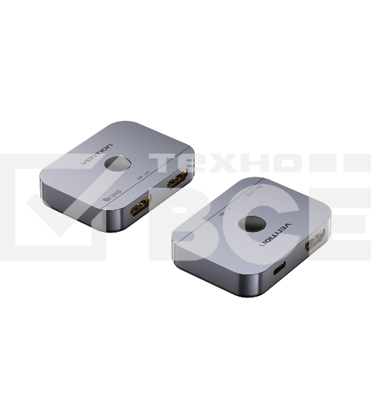 Переключатель - разветвитель Vention HDMI v2.1 двунаправленный 2x1/1x2