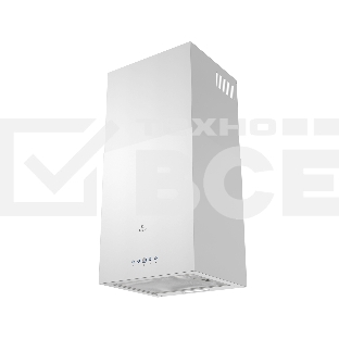 Вытяжка кухонная декоративная Lex Mono 400 белый, управление кнопочное (1 мотор)