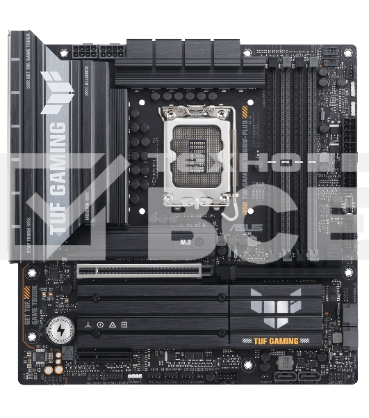 Материнская плата ASUS TUF GAMING B860M-PLUS, LGA 1851, Intel B860, 4xDDR5, 4xSATA, 3xM.2, 1xPCIe 5.0 x16, 1xPCIe x4, 1xUSB-C, 4xUSB-A 3.2 Gen 1, 2xUSB-A 3.2 Gen 2, 1xHDMI, 1xDP, 1x2.5Gb LAN, 7.1, mATX