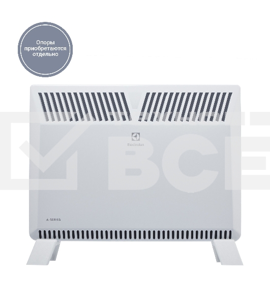 Конвектор электрический Electrolux ECH/A2-1500 M, белый, 1500 Вт, 20 м2, термостат