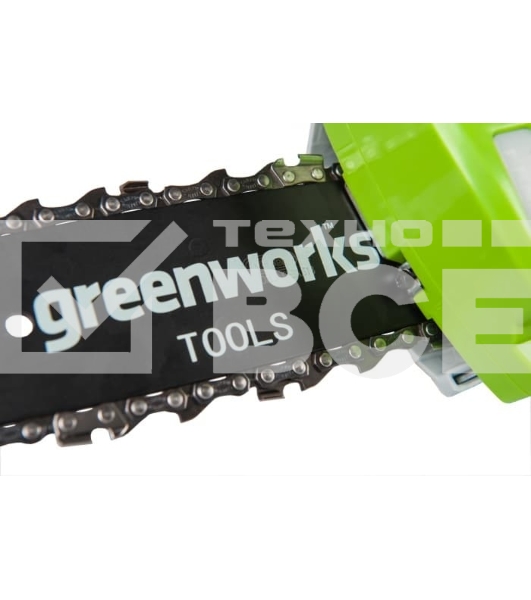 Высоторез/Сучкорез аккумуляторный (2000107) GreenWorks G-24 G24PS20, 24V, 20 см, без АКБ и ЗУ
