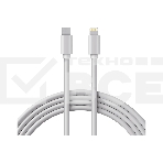 Кабель Rexant Type-C-Lightning 2.4 A, 1 м, белый ПВХ, фото3