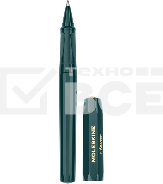 Ручка шариковая Moleskine Kaweco (KAWBALLPENGRN) т.зеленый d=1мм син. черный подар.кор.