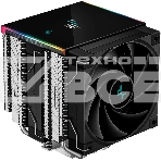 Кулер для процессора DEEPCOOL AK620 DIGITAL SE LGA20XX/1700/1200/115X/AM5/AM4 (9шт/кор, TDP 260W, PWM, DUAL Fan 120мм, 6 тепл. трубок, ARGb, черный) RET (R-AK620-BKADMN-GJD), фото 1