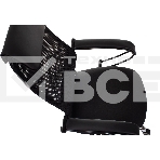 Кресло руководителя Бюрократ CH-607BS черный, сетка/ткань, крестов. металл хром, фото12