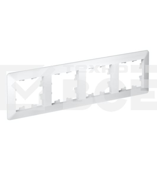 Рамка 4-м AtlasDesign Air бел./дым. бел. SE ATN220104