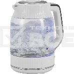 Чайник электрический Vitek VT-WK1059 1.7л. 2200Вт белый корпус: стекло/пластик, фото4