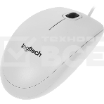 Мышь проводная Logitech B100 белый, 1000 dpi, USB, кнопки - 3, фото6