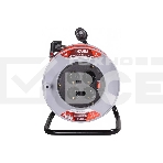 Удлинитель силовой Ресанта СУ-3х1,5-50/2 (61/118/12) 3x1.5кв.мм 4розет. 50м ПВС катушка красный, фото7