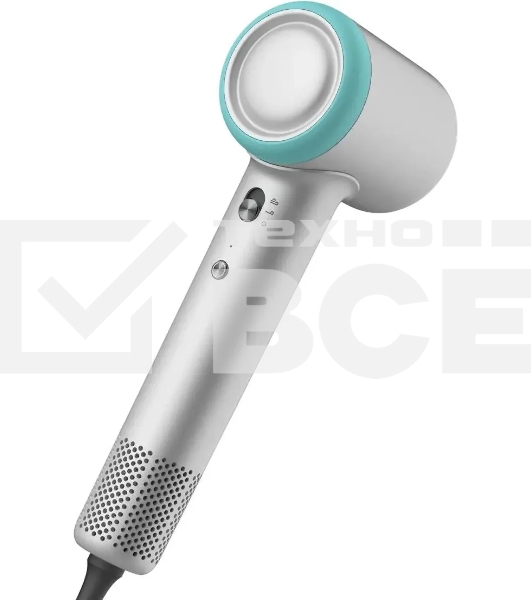 Фен Deerma DEM-CF51W серый, 1400 Вт, компактный, ионизация