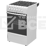 Плита электрическая Darina B 3607 W белый/черный, конфорок 4 шт, духовка 50 л, 50 см x 85 см x 56 см, фото2