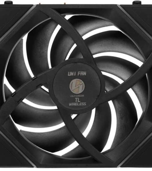Вентилятор для корпуса Lian-Li Uni Fan TL Wireless 120 Reverse ARGB 120х124.5x28 черный 4-pin 34дБ (G99.12RTL1W1B.R0) Ret