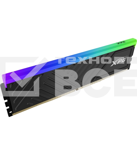 Оперативная память XPG Spectrix D35G RGB, 8GB (1x8GB), DDR4, 3200MHz, CL16, с радиатором, черный, RGB
