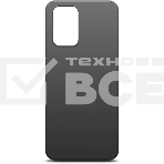 Чехол (клип-кейс) BORASCO Silicone Case, для Xiaomi Redmi 10, черный (матовый), фото 1