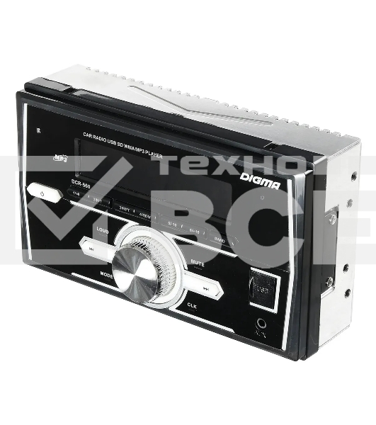 Автомагнитола Digma DCR-560 2DIN 4x50Вт