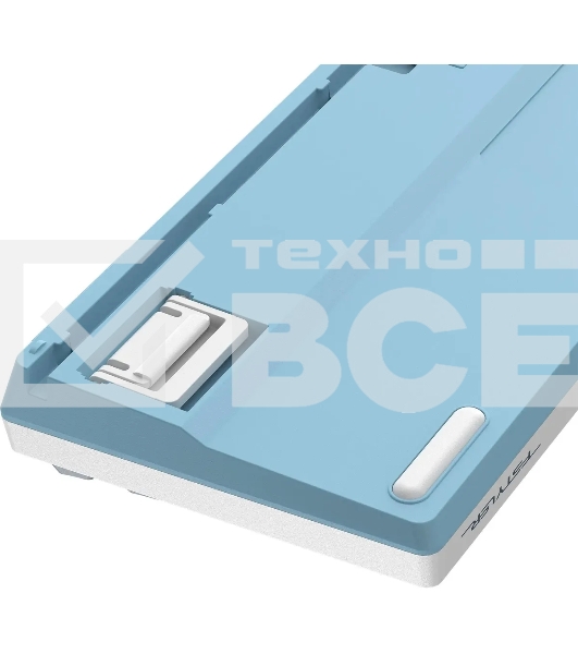 Клавиатура A4Tech Fstyler FS300 (FS300 PANDA SNOWBOARDING) проводная, USB, белый/синий