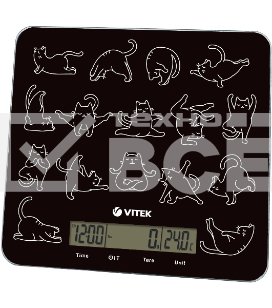 Весы кухонные электронные Vitek VT-8026 макс.вес:10кг