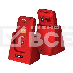 Мобильный телефон Maxvi E5 up красный