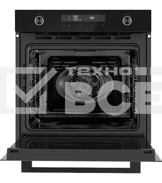 Духовой шкаф электрический Weissgauff EOM 741 PDB Black Edition черный