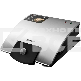 Сэндвичница BRAYER BR2204 750 Вт, серебристый/черный