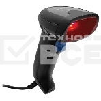 Сканер штрих-кода ручной Datalogic QuickScan QD2590, Kit, 2D Mpixel Imager, 30 скан/сек, USB, черный, фото 1