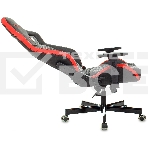 Кресло игровое Knight OUTRIDER черный/красный ромбик эко.кожа с подголов. крестовина металл, фото52