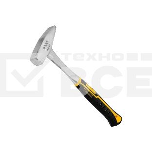 Молоток слесарный Denzel 600 г цельнометаллический, двухкомпонентная рукоятка