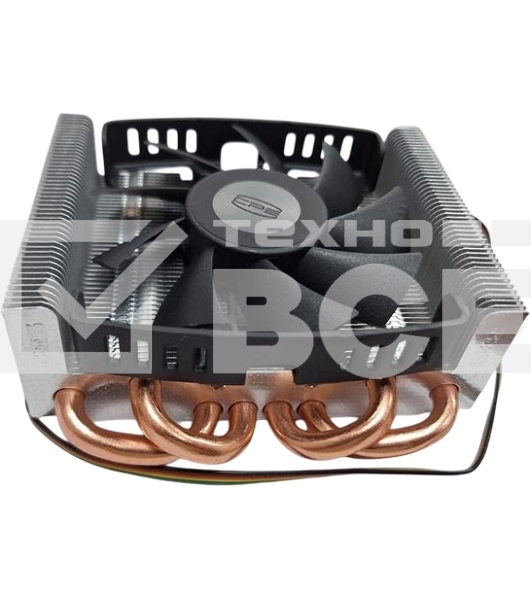 Кулер для процессора PCCooler S815I Low profile RC400-37 серебристый/черный 75мм алюминий+медь 4000rpm 39db 4-pin 125W