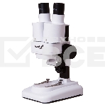 Микроскоп Levenhuk 1ST бинокуляр 20x белый/черный, фото 1