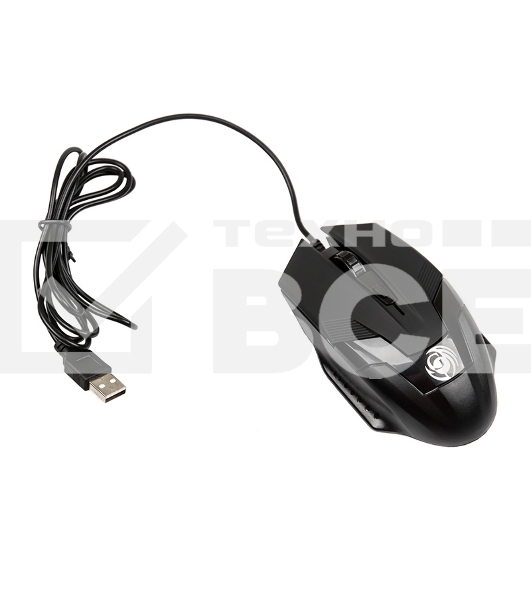 Мышь проводная Dialog Gan-Kata MGK-06U черный, 1600 dpi, USB, кнопки - 4