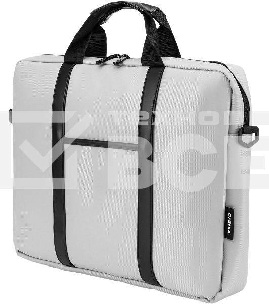 Сумка для ноутбука 15.6' Digma R-110 серый/черный полиэстер (R110GbK)