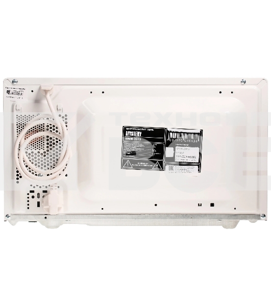 Микроволновая печь Mystery MMW-2013 белый, 20 л, 800 Вт, переключатели - поворотный механизм