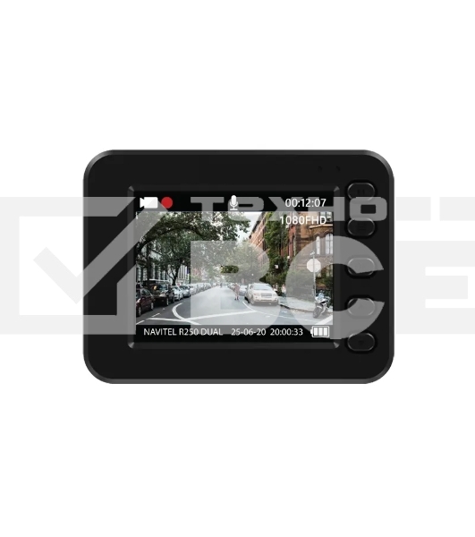 Видеорегистратор Navitel R250 DUAL DVR, 1920x1080, 2', с камерой заднего вида, G-сенсор, датчик движения