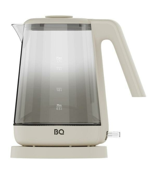 Электрочайник BQ KT1000G теплый серый, 1.7 л, 2200 Вт, скрытый нагревательный элемент