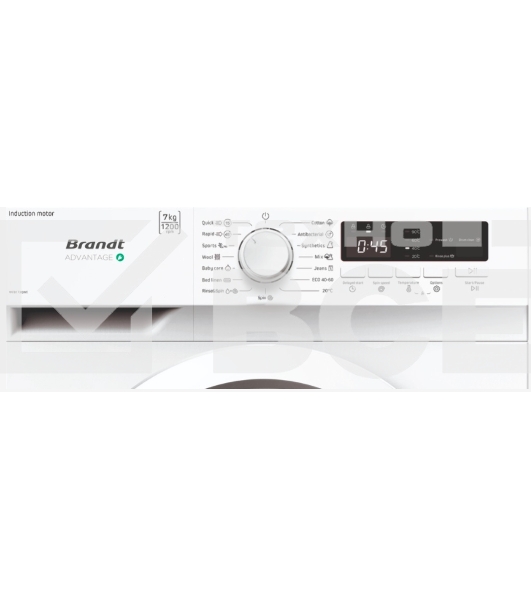 Стиральная машина BRANDT WFB173QWE белый, загрузка фронтальная 7 кг, 1200 об/мин., класс: В