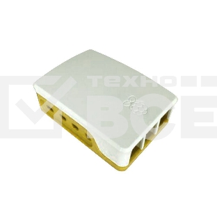 Корпус ACD White+Yellow ABS Case for Raspberry 4B