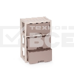 Комод Альтернатива Колорит 3-х секционный бежевый М7833, фото3