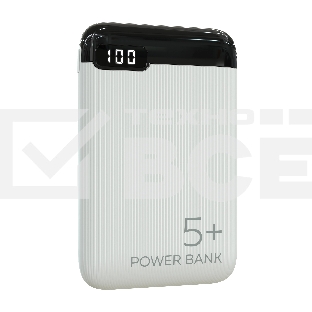 Портативный аккумулятор More choice (4620202550507) PB19-05 2USB 2.1A - 5000mAh белый